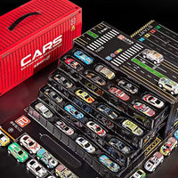 🎅Offre spéciale Noël 49% DE RÉDUCTION🎁48 mini-wagons à moteur avec garage intégré