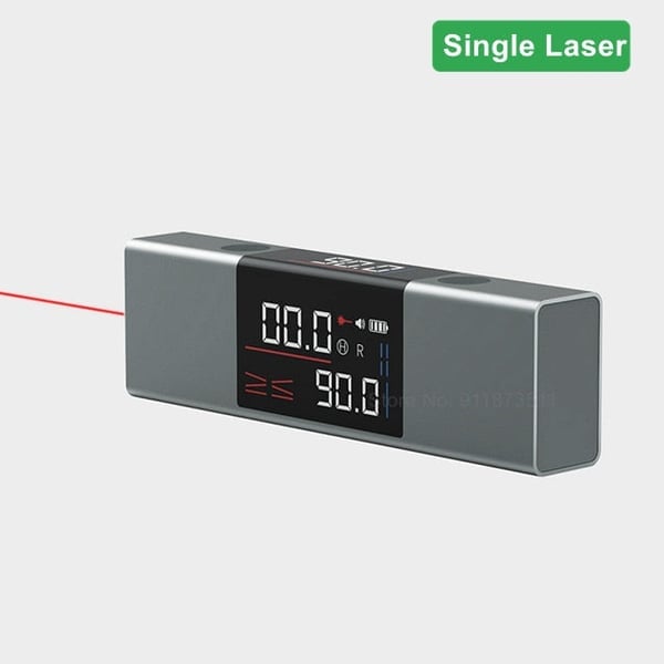 📐 Règle d'Angle Laser et Rapporteur – Mesures Précises et Lecture Facile