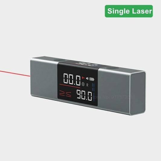 📐 Règle d'Angle Laser et Rapporteur – Mesures Précises et Lecture Facile