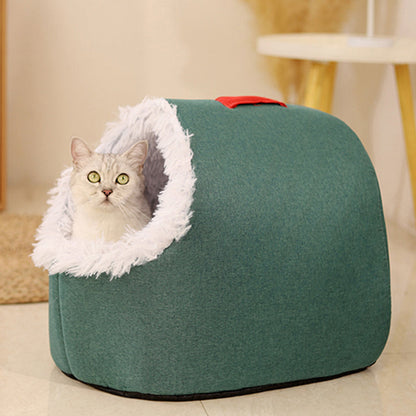 Lit d'hiver ultra chaud et douillet pour animaux de compagnie — 50% de réduction 🐾💥