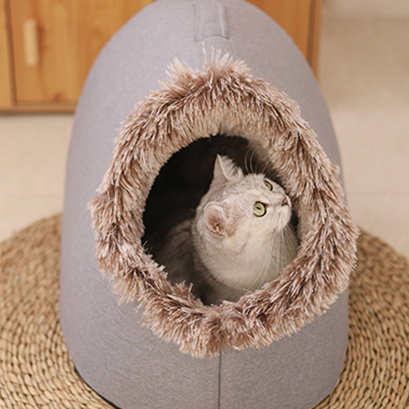 Lit d'hiver ultra chaud et douillet pour animaux de compagnie — 50% de réduction 🐾💥