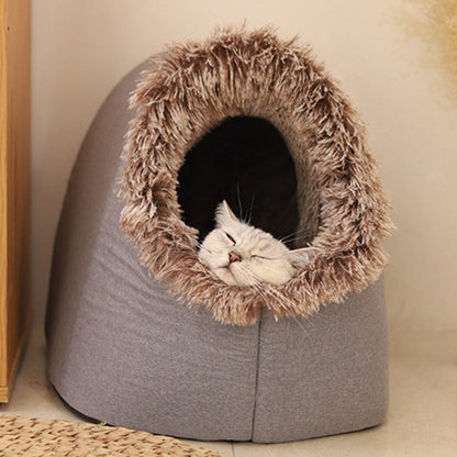 Lit d'hiver ultra chaud et douillet pour animaux de compagnie — 50% de réduction 🐾💥