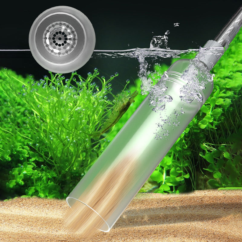 💦 Siphon d’Aquarium – Nettoyage de Gravier avec Régulation du Débit, 2 Têtes Incluses – Sécurisé pour Poissons et Facile à Utiliser 🐠