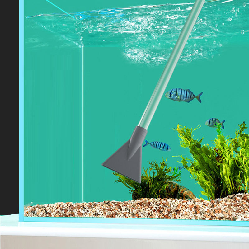 💦 Siphon d’Aquarium – Nettoyage de Gravier avec Régulation du Débit, 2 Têtes Incluses – Sécurisé pour Poissons et Facile à Utiliser 🐠