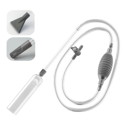 💦 Siphon d’Aquarium – Nettoyage de Gravier avec Régulation du Débit, 2 Têtes Incluses – Sécurisé pour Poissons et Facile à Utiliser 🐠
