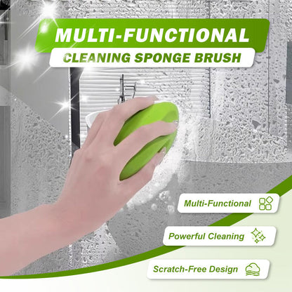 Brosse-Éponge Multifonction Anti-Rayures pour un Nettoyage Doux et Efficace