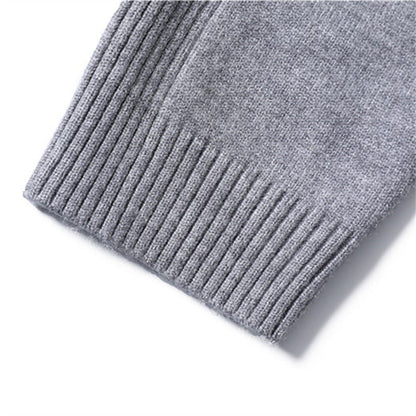 Pull à Col Roulé en Maille en Couleur Unie pour Homme
