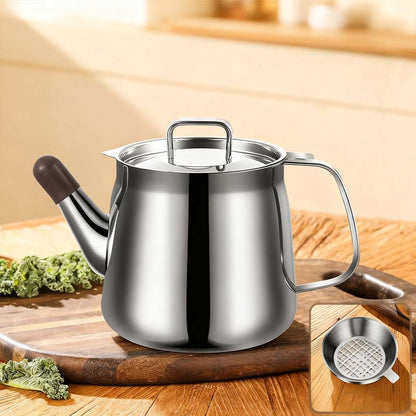 Pot de Filtre à Huile en Acier Inoxydable – Durable, Résistant et Facile à Nettoyer