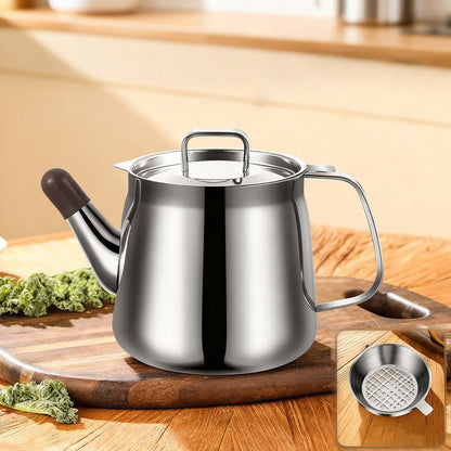 Pot de Filtre à Huile en Acier Inoxydable – Durable, Résistant et Facile à Nettoyer