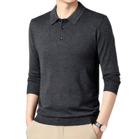 Pull à manches longues doux et confortable pour homme