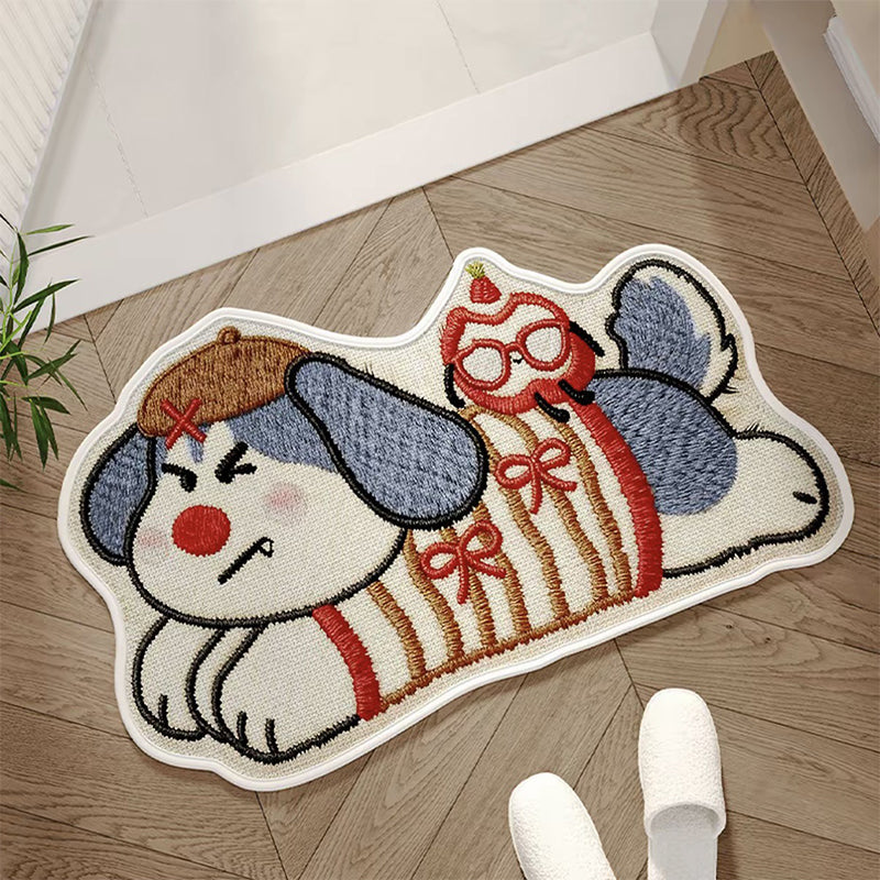 Limited-Time 50% Off: Absorbent Woven Bath Mat with Non-Slip Bottom — Keeps Floors Dry & Safe 🐶🐱
