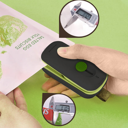 Scelleuse de sacs à chaud portable 2-en-1 avec coupeur – pratique et polyvalente
