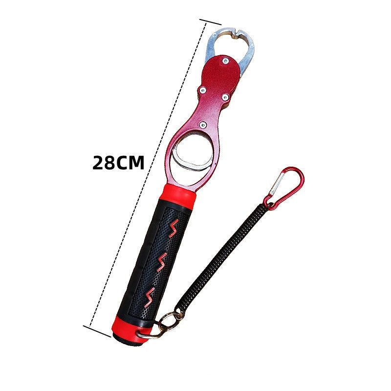 🎣 Soldes exceptionnels – 50 % de réduction : Pince à poisson en alliage d'aluminium avec balance intégrée