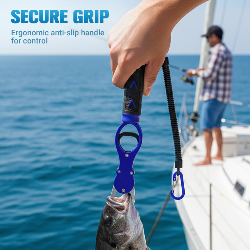 🎣 Soldes exceptionnels – 50 % de réduction : Pince à poisson en alliage d'aluminium avec balance intégrée