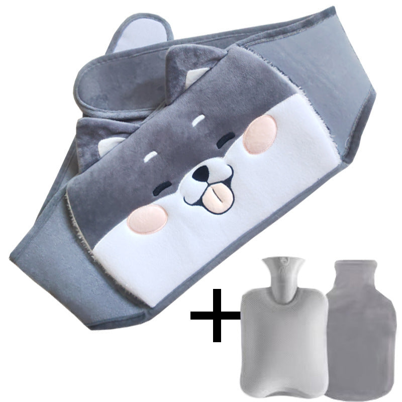 Promo Noël : -50% sur la ceinture en peluche avec bouillotte — chaleur douillette et cadeau parfait 🎁🔥