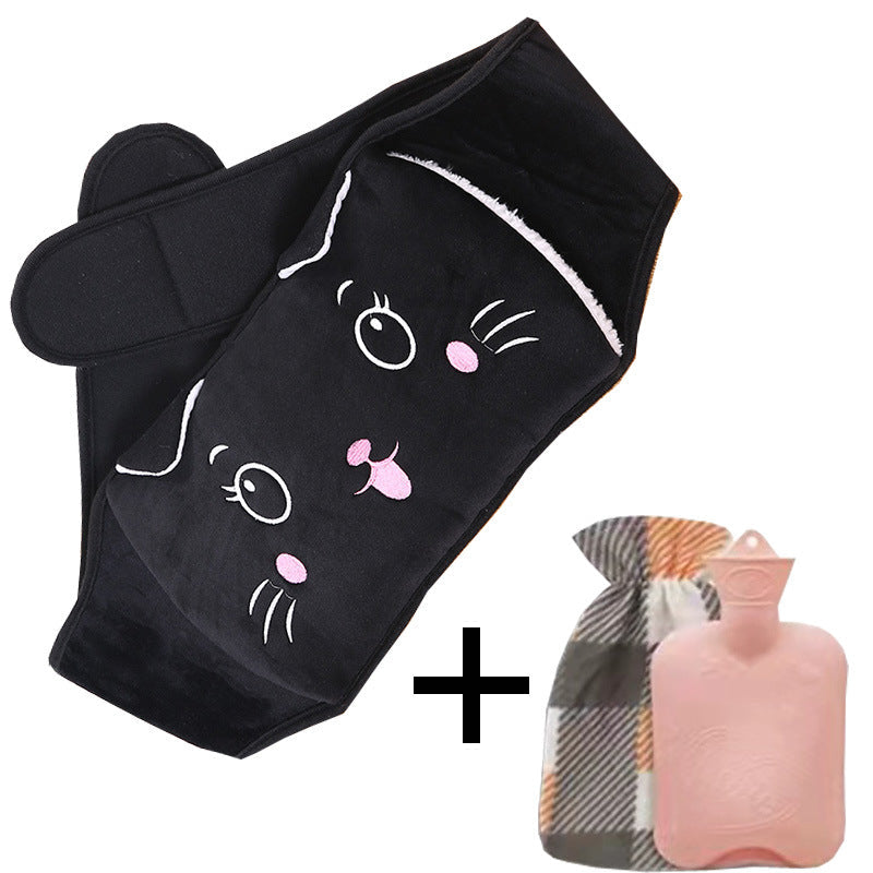 Promo Noël : -50% sur la ceinture en peluche avec bouillotte — chaleur douillette et cadeau parfait 🎁🔥