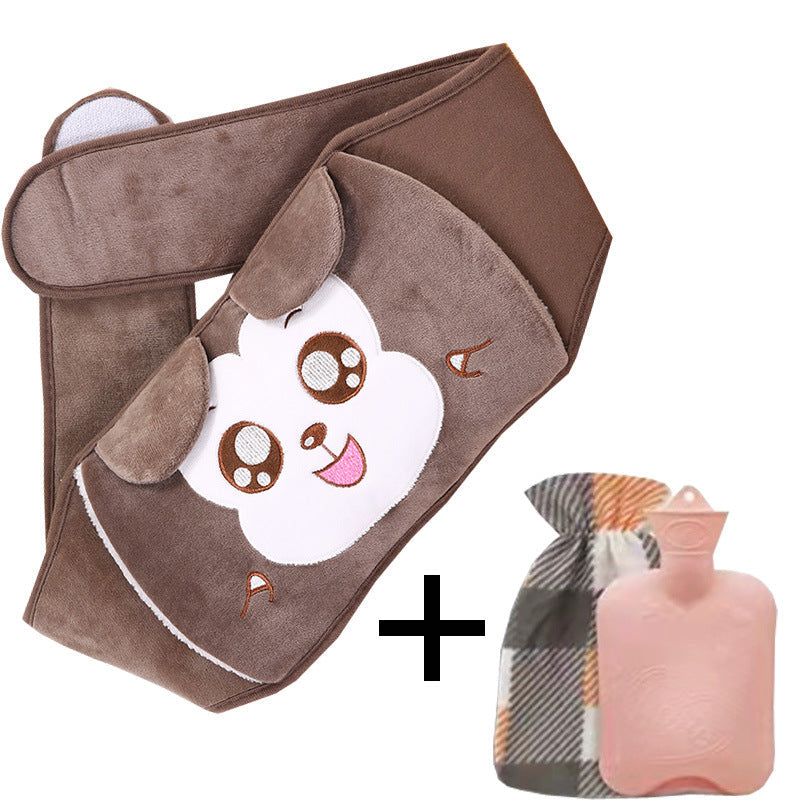 Promo Noël : -50% sur la ceinture en peluche avec bouillotte — chaleur douillette et cadeau parfait 🎁🔥