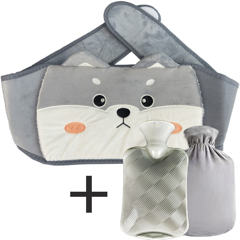 Promo Noël : -50% sur la ceinture en peluche avec bouillotte — chaleur douillette et cadeau parfait 🎁🔥