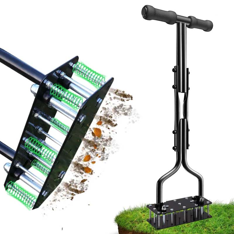 Aérateur de pelouse automatique – nettoyage efficace de la saleté et des feuilles