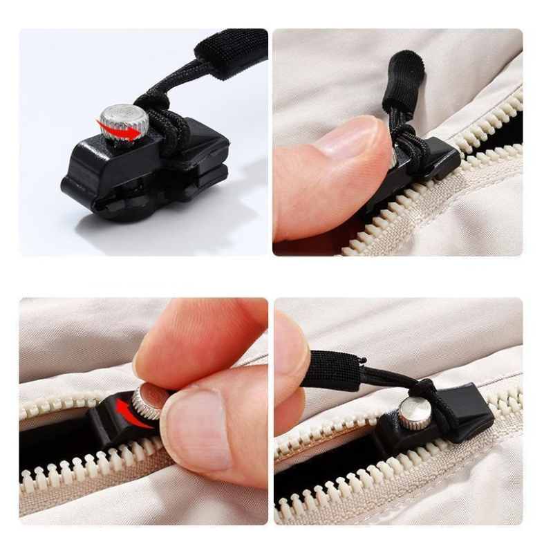 🔧🧳 Kit de Réparation de Fermeture Éclair – Installation Facile, Durable et Glissement Fluide, Compatible avec Vêtements et Bagages