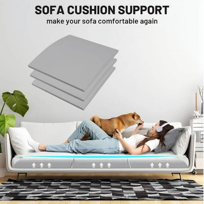 Coussin de soutien pour canapé — redonnez du maintien aux sièges affaissés. Offre spéciale : achetez 2, obtenez 1 gratuitement.