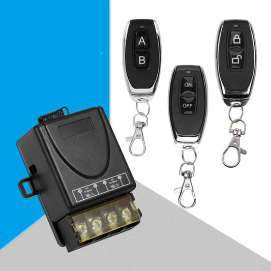 Interrupteur sans fil avec kit récepteur – commande à distance, installation sans câblage