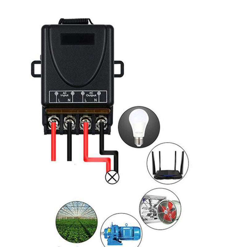 Interrupteur sans fil avec kit récepteur – commande à distance, installation sans câblage