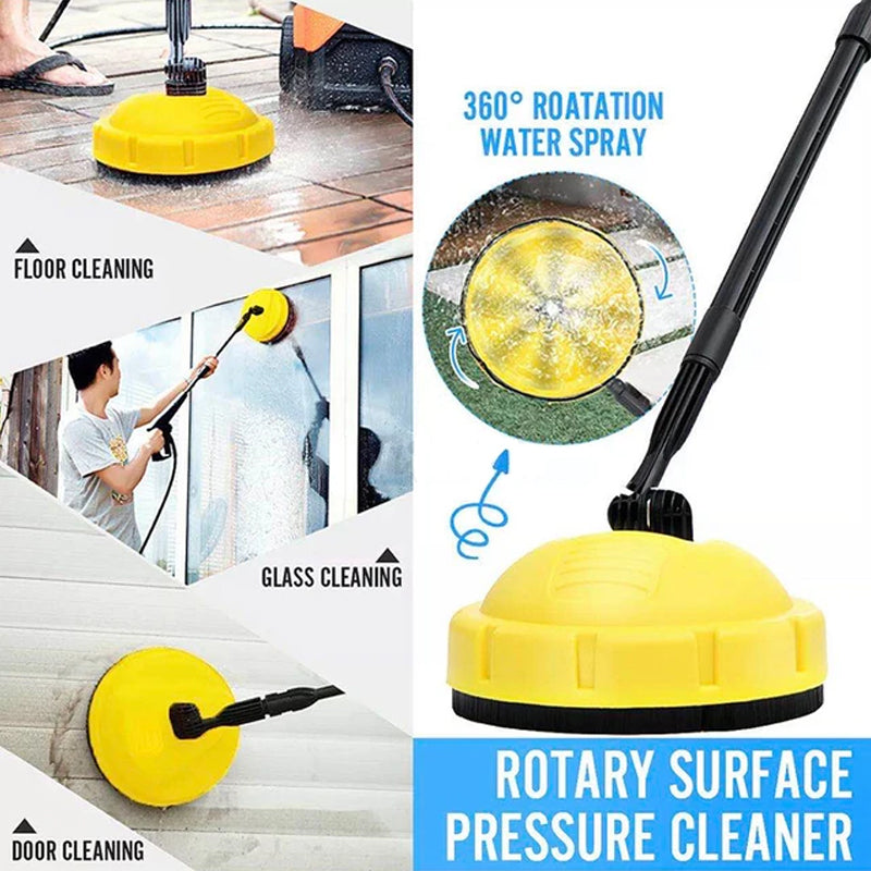 Tête de brosse ronde haute pression pour un nettoyage efficace des sols