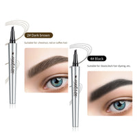 ✨Achetez 1, obtenez le 2e gratuitement : Crayon à sourcils 3D à 4 pointes, effet microblading naturel et étanche 24h 💄✏️
