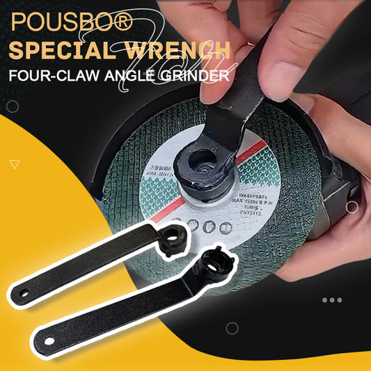 🔥 1 acheté, 1 offert ! Clé de Réglage à 4 Griffes pour Meuleuse d'Angle – Acier Antidérapant, Changement de Lame Rapide 🔧⚙️