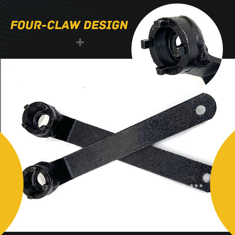 🔥 1 acheté, 1 offert ! Clé de Réglage à 4 Griffes pour Meuleuse d'Angle – Acier Antidérapant, Changement de Lame Rapide 🔧⚙️