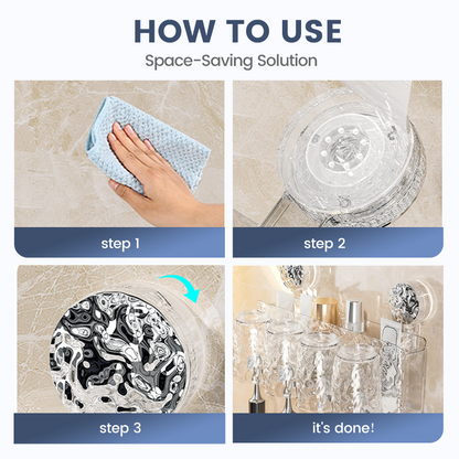 Porte-brosses à dents mural multifonctionnel – rangement pratique et élégant