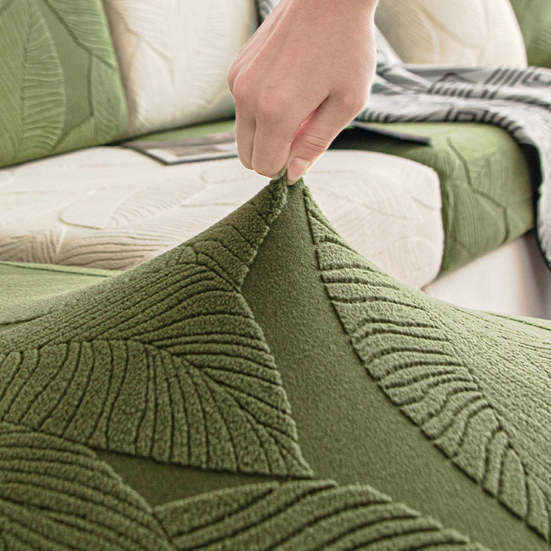 Housse de coussin pour canapé en jacquard imperméable – protection élégante et durable