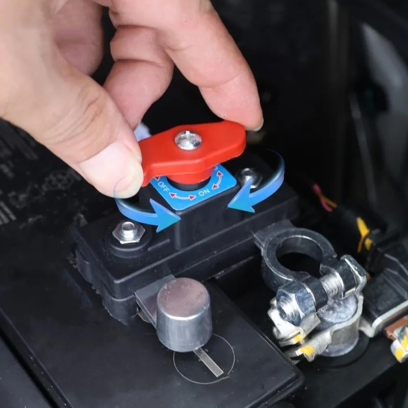 🔥 Réduction exceptionnelle de 50% — Interrupteur de Déconnexion de Batterie pour Voiture (12V-24V), coque ignifuge, parfait pour urgences et maintenance ⚡🚘
