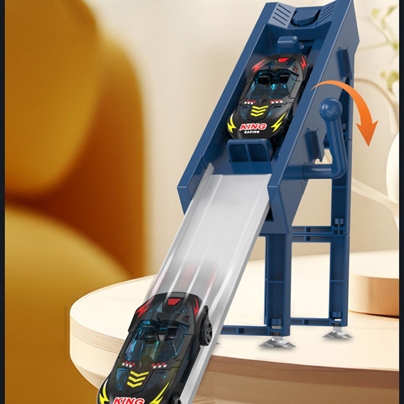 🏎️ 50% DE RÉDUCTION ! DOUBLE PISTE, DOUBLE PLAISIR ! ✨ Ensemble de Piste de Course avec Double Lanceur de Voitures - 2 Lanceurs avec 360° de Loopings & 6 Modes de Vitesse pour des Compétitions Fratrie ! 🚗✨