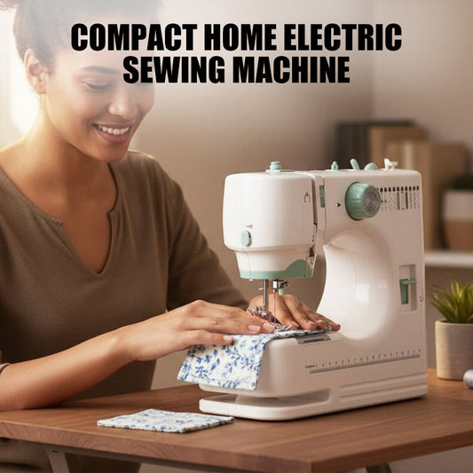 Machine à coudre électrique compacte — idéale pour la couture à domicile, pratique et fiable
