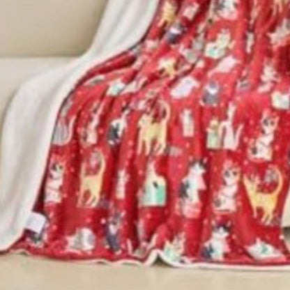 Plaid de Noël Douillet — Confort et chaleur pour des fêtes magiques