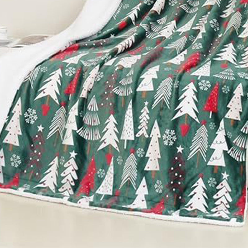 Plaid de Noël Douillet — Confort et chaleur pour des fêtes magiques