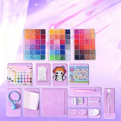 📢📢50% DE RÉDUCTION !!! 🎅Kit complet de perles à repasser de 96 couleurs