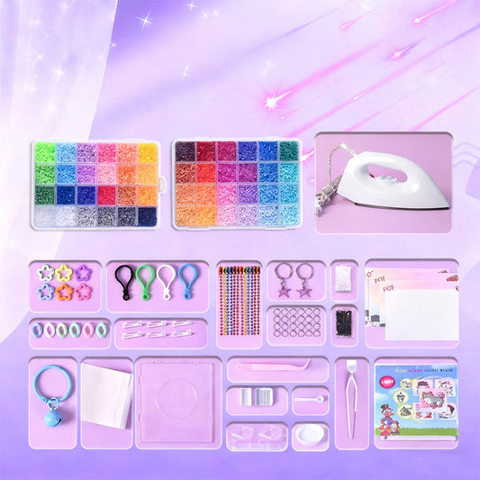 📢📢50% DE RÉDUCTION !!! 🎅Kit complet de perles à repasser de 96 couleurs