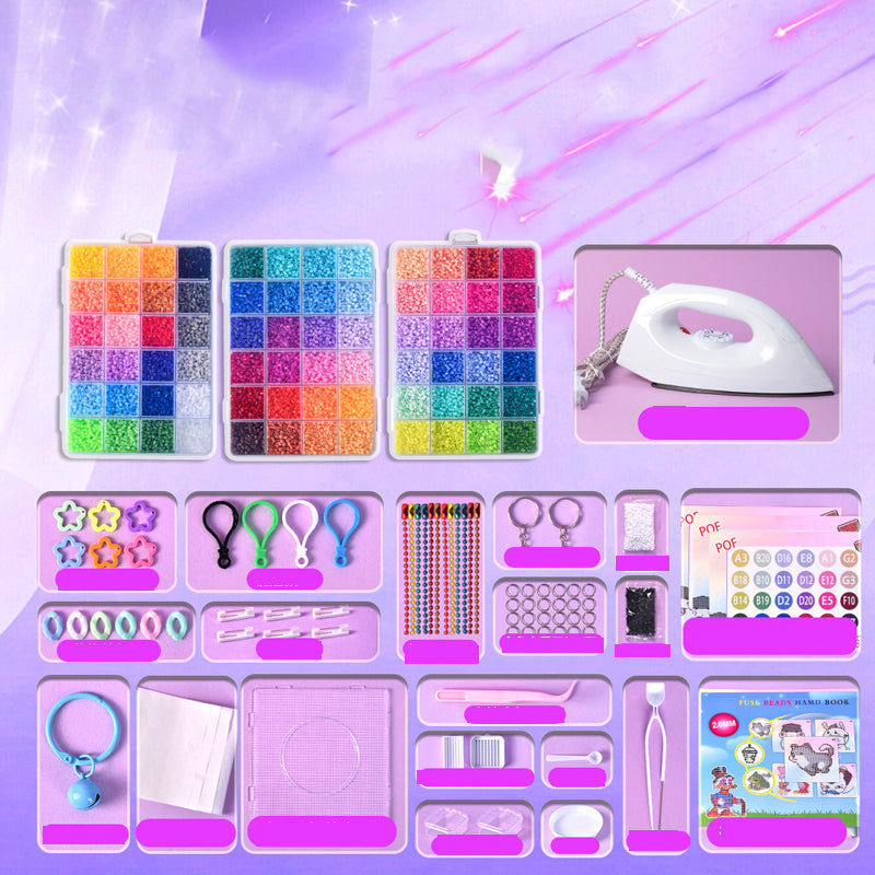 📢📢50% DE RÉDUCTION !!! 🎅Kit complet de perles à repasser de 96 couleurs