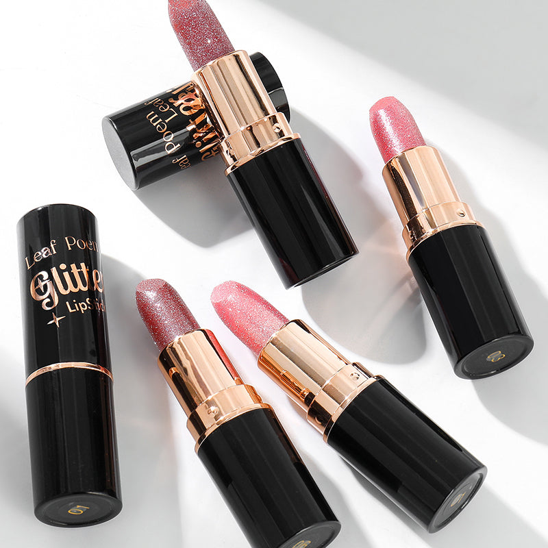 Offre du Jour Exceptionnelle : 1 Acheté = 1 Offert — Rouge à Lèvres Pailleté, Waterproof et Hydratant 💄✨