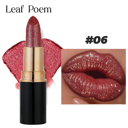 Offre du Jour Exceptionnelle : 1 Acheté = 1 Offert — Rouge à Lèvres Pailleté, Waterproof et Hydratant 💄✨
