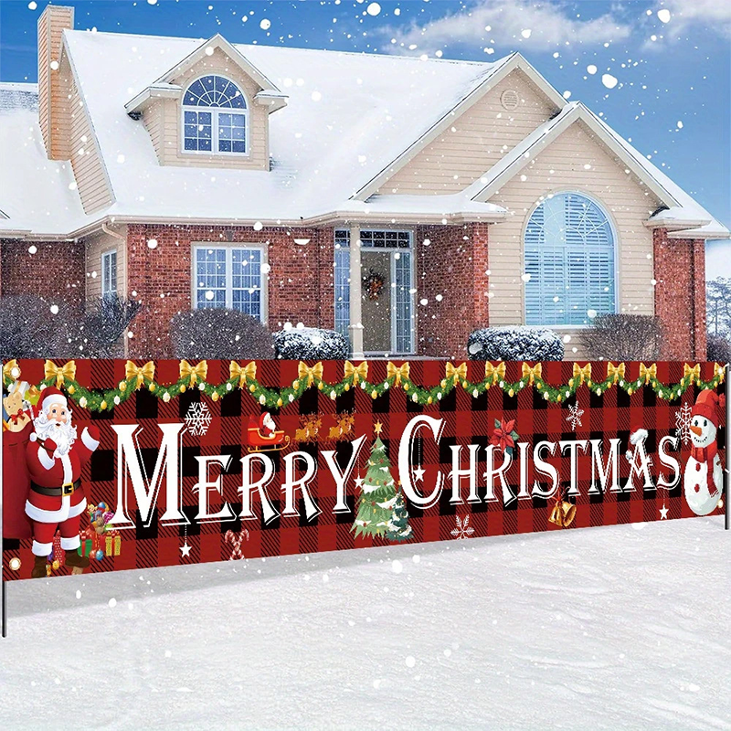 🎁 Cadeaux Priviléges de Noël🎄Panneau "Joyeux Noël" pour Extérieur -61% ! ✨