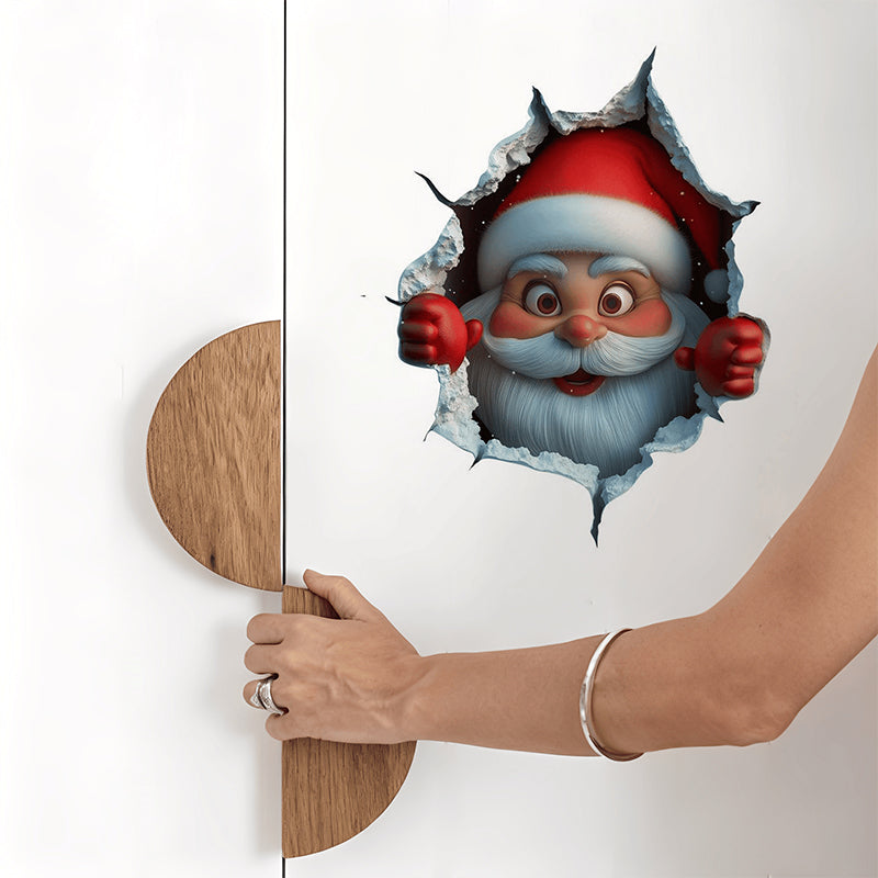🎅Soldes de Noël 50 % DE RÉDUCTION !!🎁Autocollants muraux créatifs de Noël