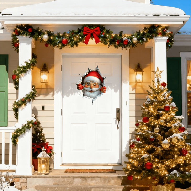 🎅Soldes de Noël 50 % DE RÉDUCTION !!🎁Autocollants muraux créatifs de Noël