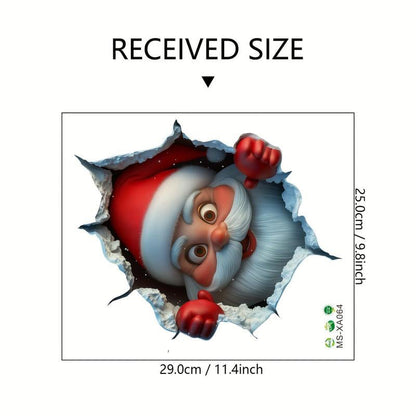 🎅Soldes de Noël 50 % DE RÉDUCTION !!🎁Autocollants muraux créatifs de Noël