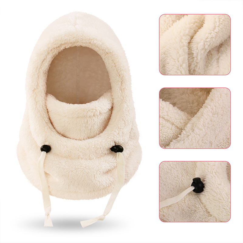 Bonnet d'hiver tout-en-un confortable pour enfants