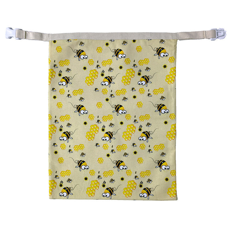 Sac à Pain Réutilisable en Cire d'Abeille – Idéal pour Pain au Levain Fait Maison, Écologique et Durable