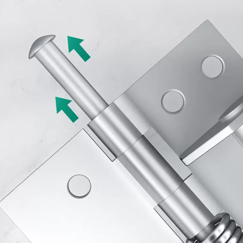 Charnière de porte à ressort – fermeture automatique, équipée de vis, installation facile — 50 % de réduction